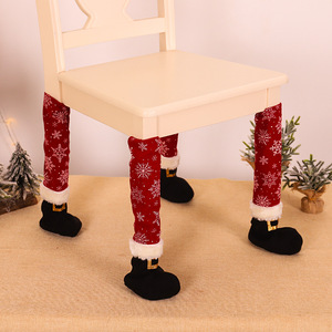 Christmas Ornaments Supplier 2020 Table Decoration Chair Foot Cover