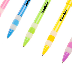 Logo Printed Candy Color Plastic Ballpoint Pen