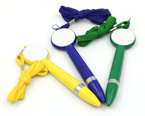 promotional ball point pen holder neck with lanyard MOQ1000PCS 0201072