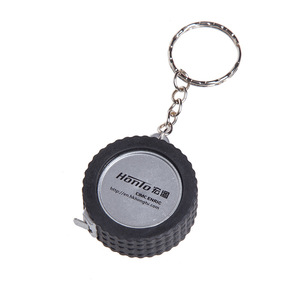 Advertising Small Tire Shape Tape Measure Keychain