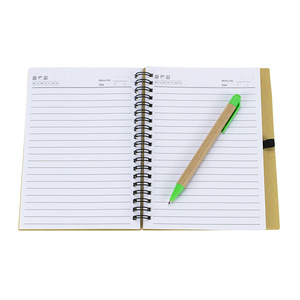 Custom Hollow Logo Notepad With Pen