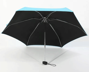 Custom Printed Logo 5 Fold Mini Pocket Travel Umbrella