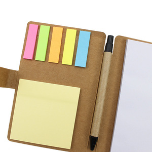 Eco Friendly Sticky Notepad With Pen