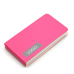 Popular PU Mini Notepad Custom Printed Logo 0703060 MOQ 1000PCS One Year Quality Warranty