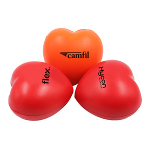 Promotional Custom Heart Shape Stress Ball, 0101020 MOQ 1000PCS One Year Quality Warranty
