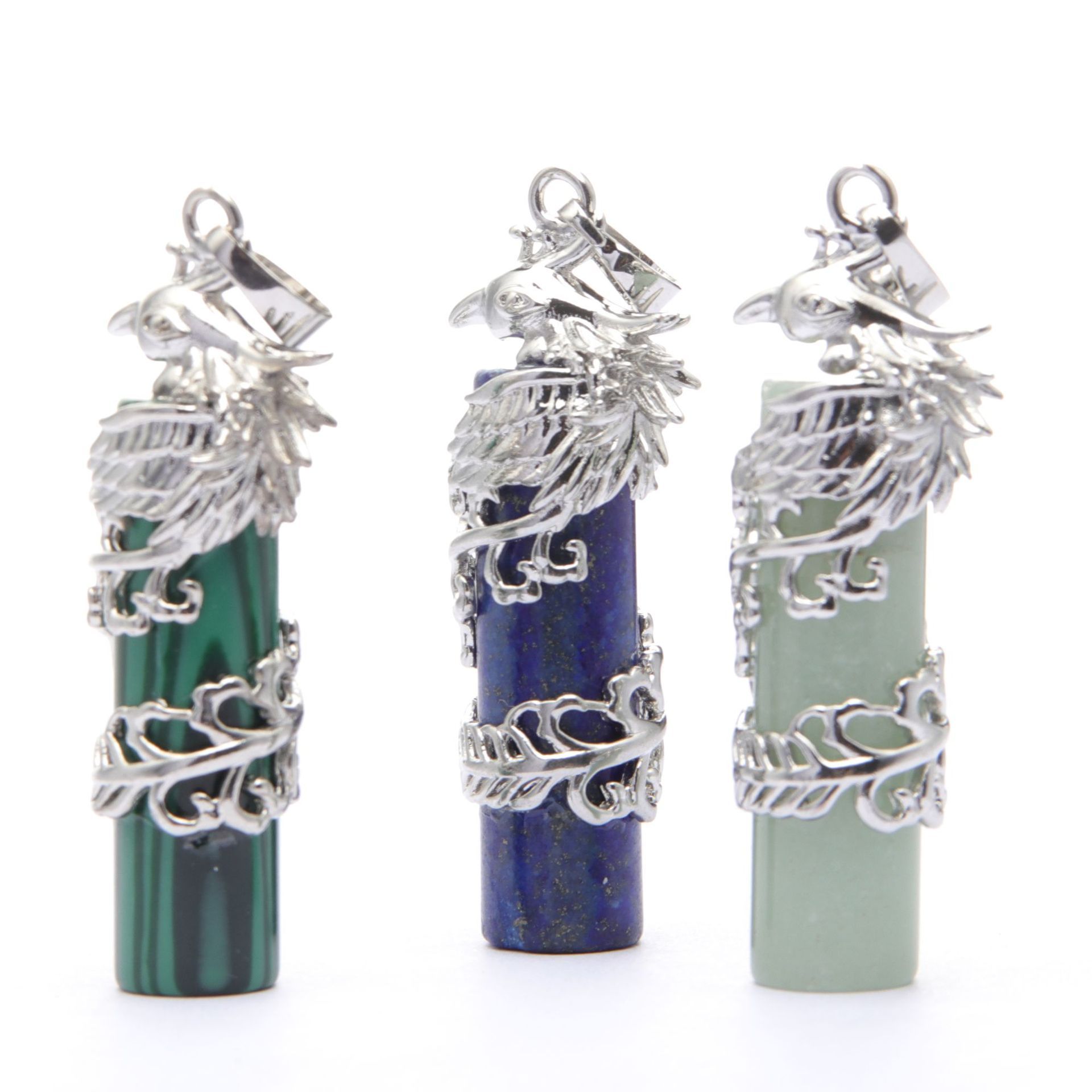 Novelty Crystal Stone Phoenix Decoration Pendants