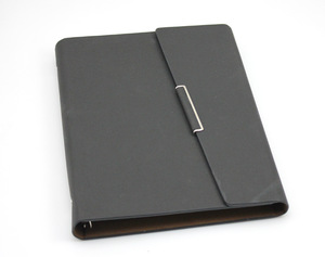 Business Three Fold Gray Color Notebook 0701020 MOQ 500PCS One Year Quality Warranty