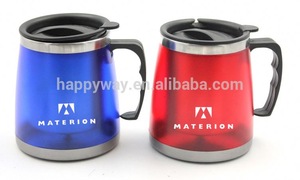 Creative Travel Mug Office Tea Coffee Water Bottle Stainless Steel Thermos Cup , MOQ100PCS 0301035