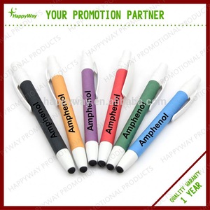 Custom Logo Ballpoint Touchscreen Stylus Pen