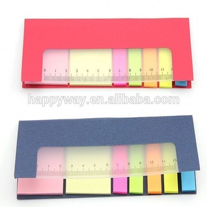 Fashionable Adhesive Ruler Shape Sticky Notes
