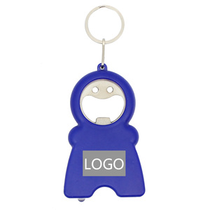 Flashlight Key Chain With Bottle Opener