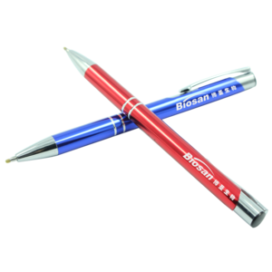 Promotional Aluminum Silver Gel Ink Pen