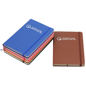 customize A4 B5 A5 A6 PU leather Notebook with elastic band