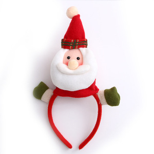 Christmas Decorations Ornaments Santa Claus Deer Antlers Headband