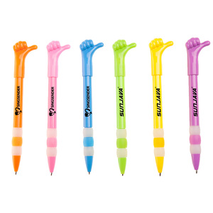 Logo Printed Candy Color Plastic Ballpoint Pen