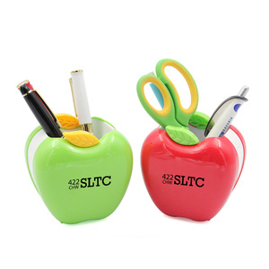 Novelty Advertising Apple Shape Pen Holder