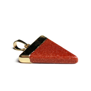 Nature Crystal Gifts Stone Triangle Pendants