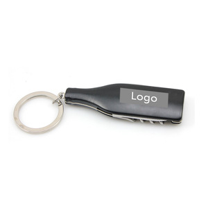 Promotional Pocket Knife Keychain With Opener