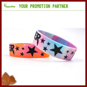 Hot Selling Custom Rubber Bracelet, Silicon Wristband, Silicone Bracelet