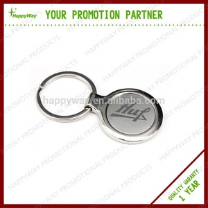 Custom Design Metal Round Keychain