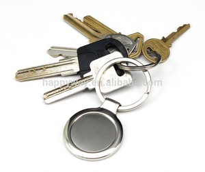 Custom Design Metal Round Keychain