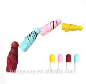 High Quality Wholesale Mini Capsule Umbrella,Promotional Folding Outdoor Sun Umbrella