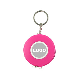 Promotional Plastic Key Chain with Digital Body Tape Measure