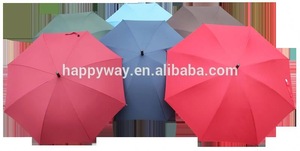 Advertising Pongee Golf Umbrella, MOQ 500 PCS 0606013 One Year Quality Warranty