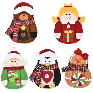 Christmas Decoration Tableware Cover Ornaments