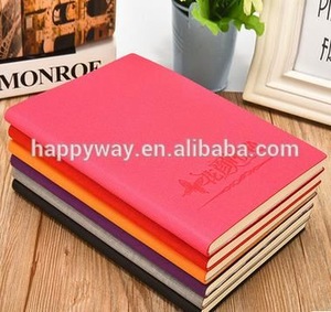 High quality advertising craft notebook,classmate soft cover a6 size notebook