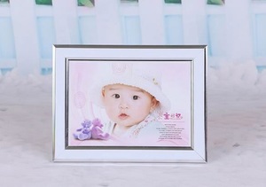 High quality printed plastic photo frame,pvc plastic custom logo photo frame