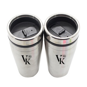 Shining Metal Car Cup With Custom Logo, MOQ 1000 PCS 0309013 One Year Quality Warranty