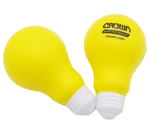 Advertising Light Bulb Stress Ball , MOQ 1000 PCS 0101029 One Year Quality Warranty