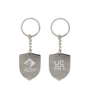 Custom Logo Shield Shape Bottle Opener Keychain