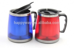 double wall thermo colorful stainless steel office cup MOQ100PCS 0301035