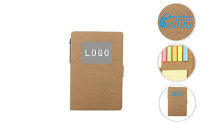 Eco Friendly Sticky Notepad With Pen