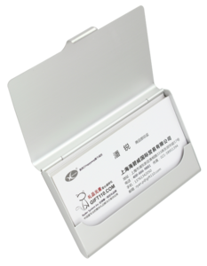 Promotional Aluminum Business ID Card Holder, MOQ 100 PCS 0706027 One Year Quality Warranty