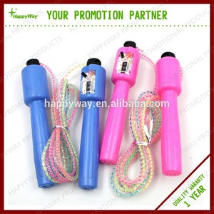 Promotion Rainbow Jumping Rope Skipping, MOQ 100 PCS 0804042 One Year Quality Warranty