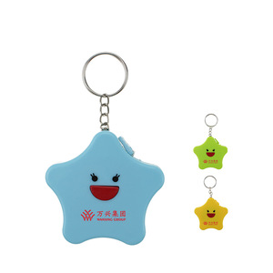 Promotional Plastic Key Chain with Tape Measure