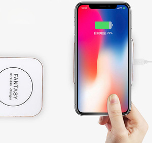 White Square Thin Wireless Charger