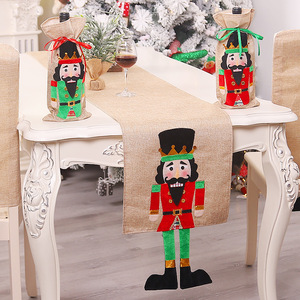 Christmas Home Using Decoration Walnut Soldier Table Cover Ornaments