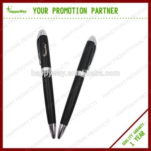 Promotion Classical Business Black Metal Roller Pen , MOQ 100 PCS 0207110 One Year Quality Warranty