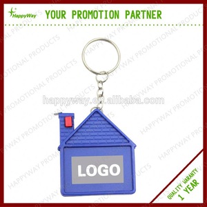 Promotional Cheap House Shape Tape Measure, 0402010 MOQ 100PCS One Year Quality Warranty