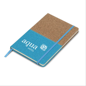 Customized Wood Cover Cork Note Book Notebook