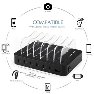 Novelty Desktop 6 Port USB Charging Station