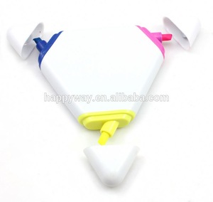 Promotion Cheap Triangle Highlighter 0203002 MOQ 100PCS One Year Quality Warranty