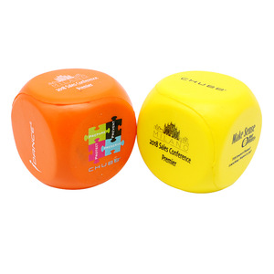 Custom Dice Shape Cube Office Sports Stress Ball