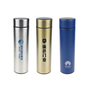 Stainless Steel Smart Water Bottle With Led Temperature Display