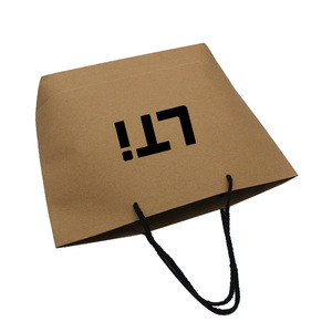 Custom Brown Paper Bag With Logo