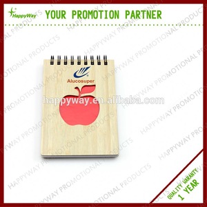 Custom Promotional Environmental Carved Apple Shaped Note Book Pad